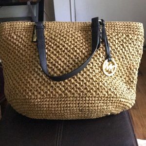 Michael Kors straw bag